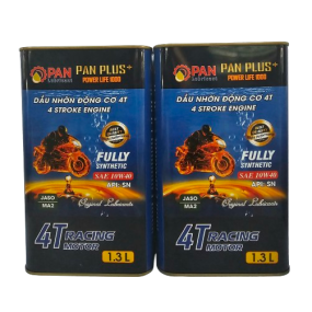 DẦU NHỚT XE MÁY CAO CẤP – XE SỐ – SN 10W40 – 1.3 LÍT– PAN PLUS+