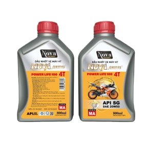 DẦU NHỚT XE MÁY – XE SỐ – SG 20W50 – 0.8L LÍT– NOVA ACTIVE+