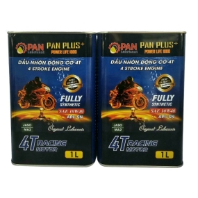 DẦU NHỚT XE MÁY CAO CẤP – XE SỐ – SN 10W40 – 1 LÍT– PAN PLUS+