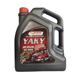DẦU ĐỘNG CƠ XE Ô TÔ 4T – YAKY CF4 15W40 – 4 LÍT