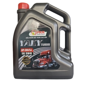 DẦU ĐỘNG CƠ XE Ô TÔ 4T – YAKY CH4 15W40 – 4 LÍT