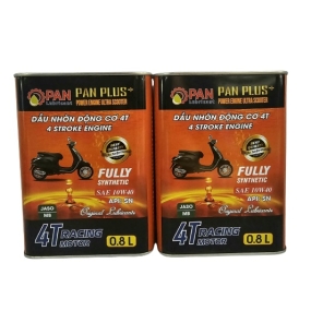 DẦU NHỚT XE MÁY CAO CẤP – XE TAY GA – SN 10W40 – 0.8 LÍT– PAN PLUS+