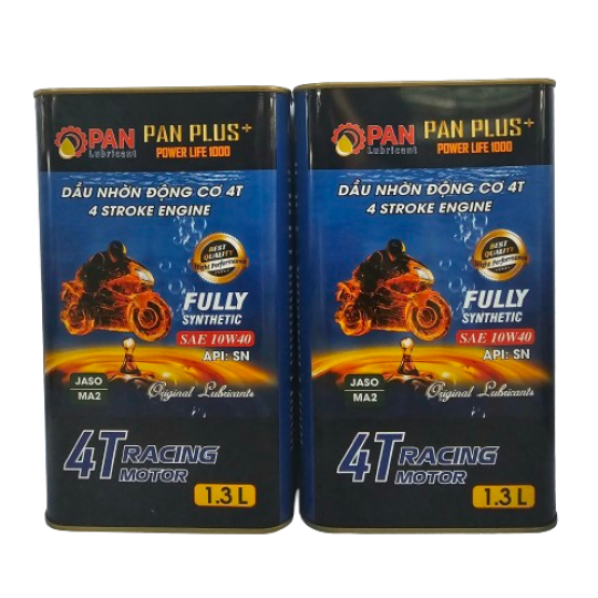 DẦU NHỚT XE MÁY CAO CẤP – XE SỐ – SN 10W40 – 1.3 LÍT– PAN PLUS+