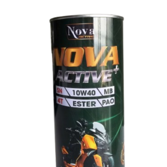 DẦU NHỚT XE MÁY CAO CẤP – XE TAY GA – SN 10W40 – 0.8 LÍT– NOVA ACTIVE+